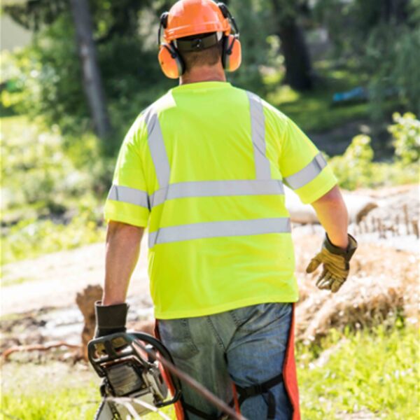 Class 3 Safety Green Short Sleeve T-Shirt Thumbnail