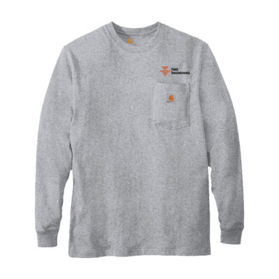 FMG - Workwear Pocket Long Sleeve T Shirt Thumbnail